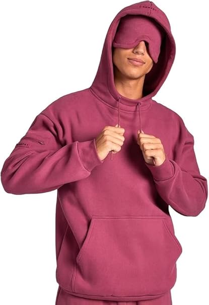 Pluffio™ Göz Maskeli Unisex Konforlu Kapüşonlu Sweatshirt