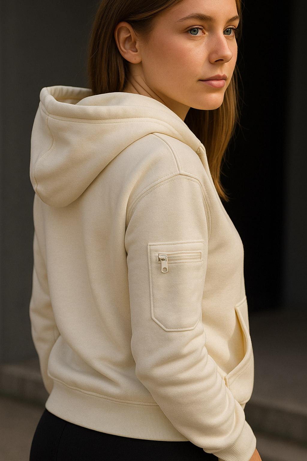 Pluffio™ Göz Maskeli Unisex Konforlu Kapüşonlu Sweatshirt